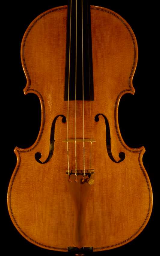 Full Page YU Provigny Stradivarius Violin Belly